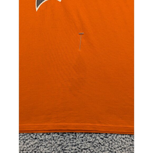 VTG Russell Athletic Baltimore Orioles Shirt Mens XXL Logo USA Distressed Orange - Picture 12 of 16